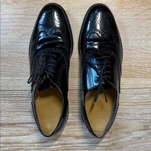 Cole Haan Black Leather Brogue Oxfords for Men size 12D